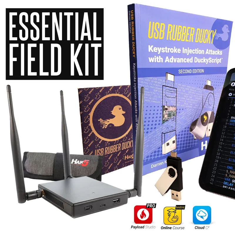 Hak5 Essential Field Kit – Portable Ethical Hacking Starter Bundle 1