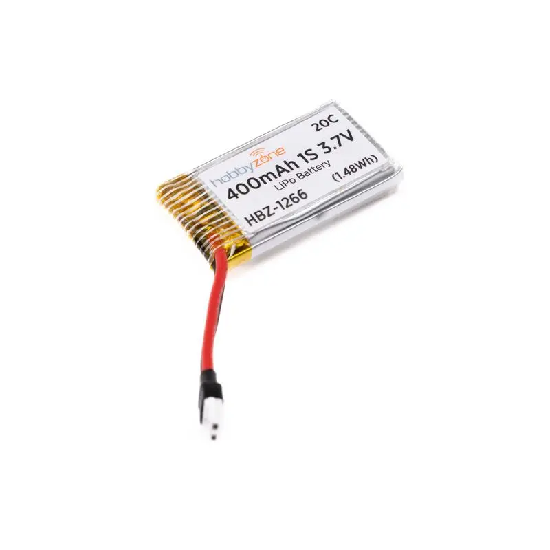 Hbz Hbz-1266 3.7V 1S 400Mah Lipo Battery With Molex 51005 Connector 1