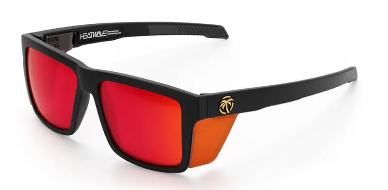 Heat Wave Vise Firestorm Tint Z87+ Safety Sunglasses – High-Contrast Orange Lens 1
