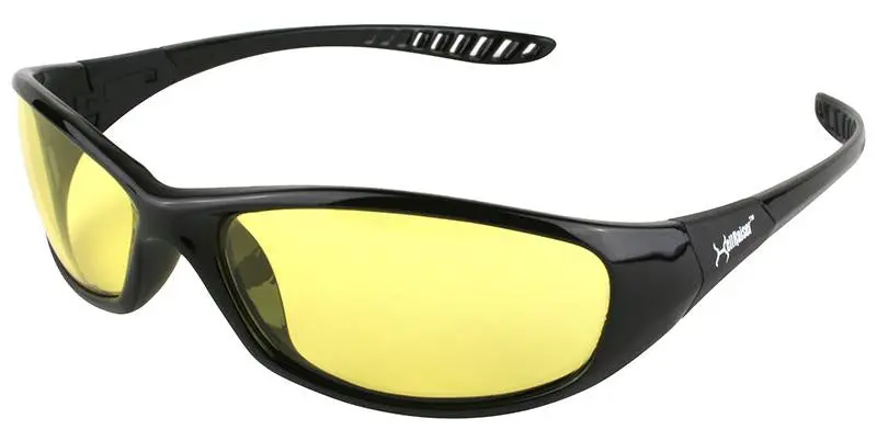 Hellraiser Amber Lens Safety Glasses – Impact-Resistant Eyewear #20541 1