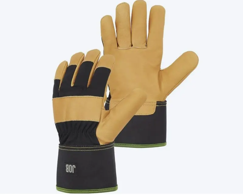Hestra Job Unisex Construction Gloves – Full-Grain Leather Work Protection 72983-701 1