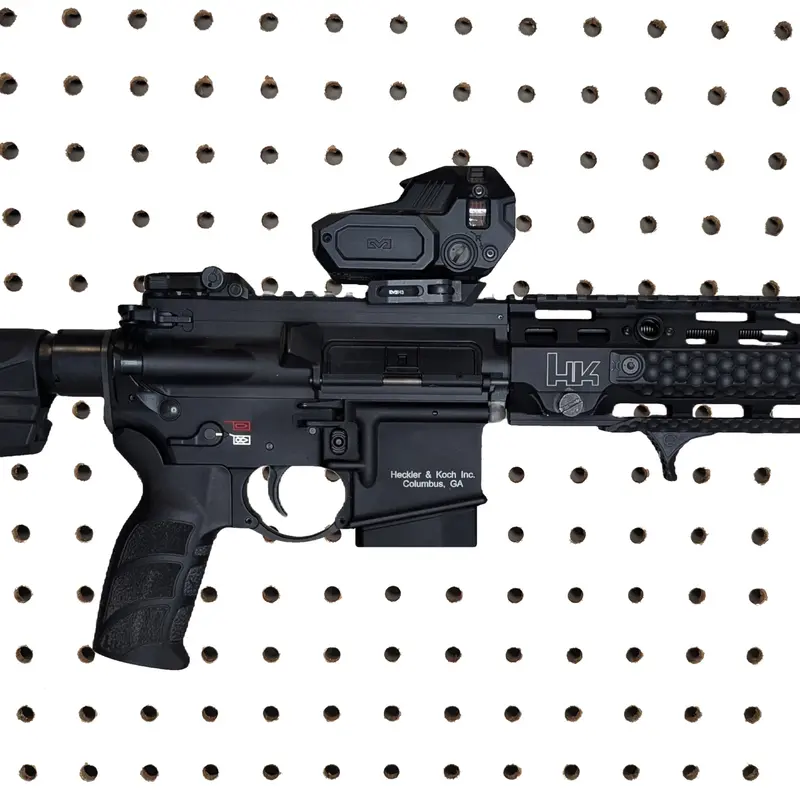 Hk 416 / Mr556 Magwell Mount For Pegboard, Skadis, Wall Control & Vaultek 1
