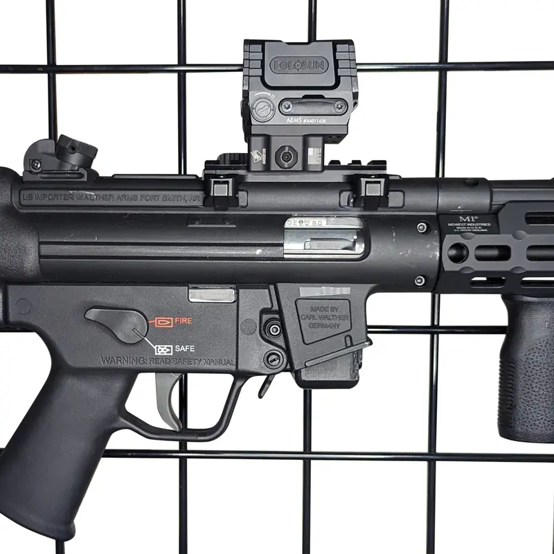 Hk & Gsg Mp5 .22 Magwell Mount For Gridwall Panels | Rifle Storage Holder 1