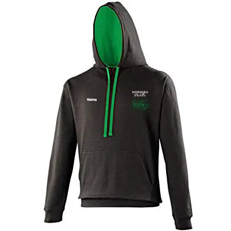 Hornsea Peloton Black And Green Varsity Hoodie 1