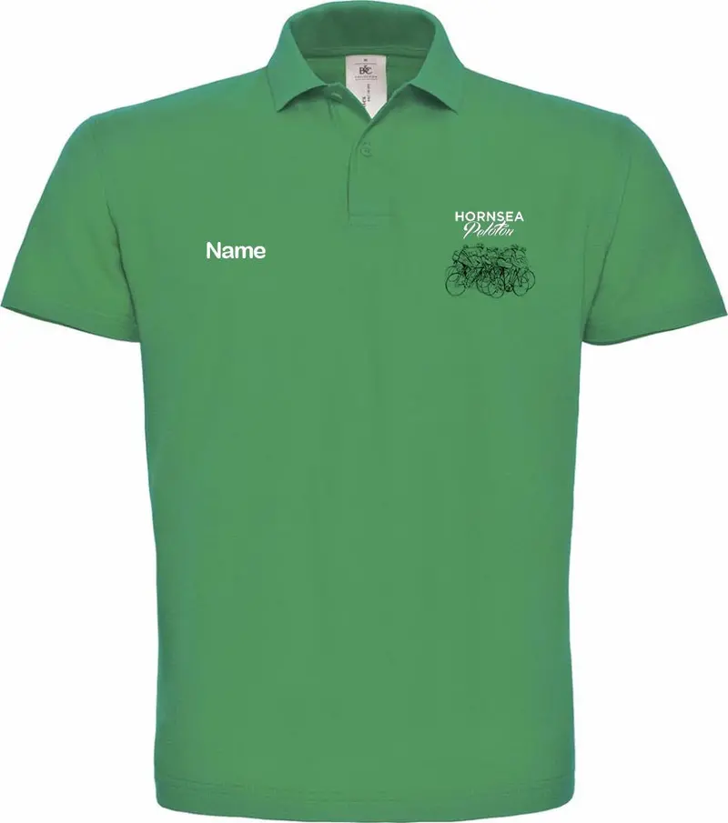 Hornsea Peloton Men'S Kelly Green Polo Shirt By B&C 1