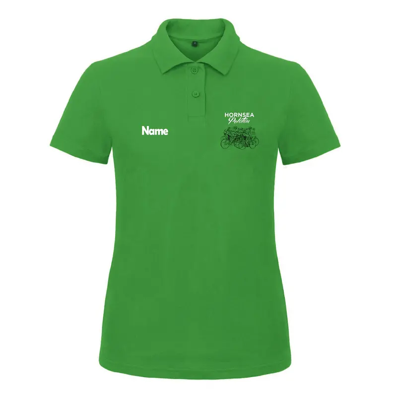 Hornsea Peloton Women'S Kelly Green Polo Shirt By B&C 1