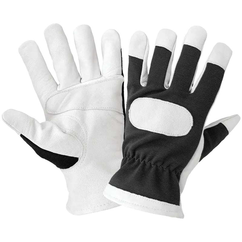 Hot Rod Gloves Premium Goatskin Palm Mechanics Gloves – Spandex Back & Double Palm #Hr4008 1