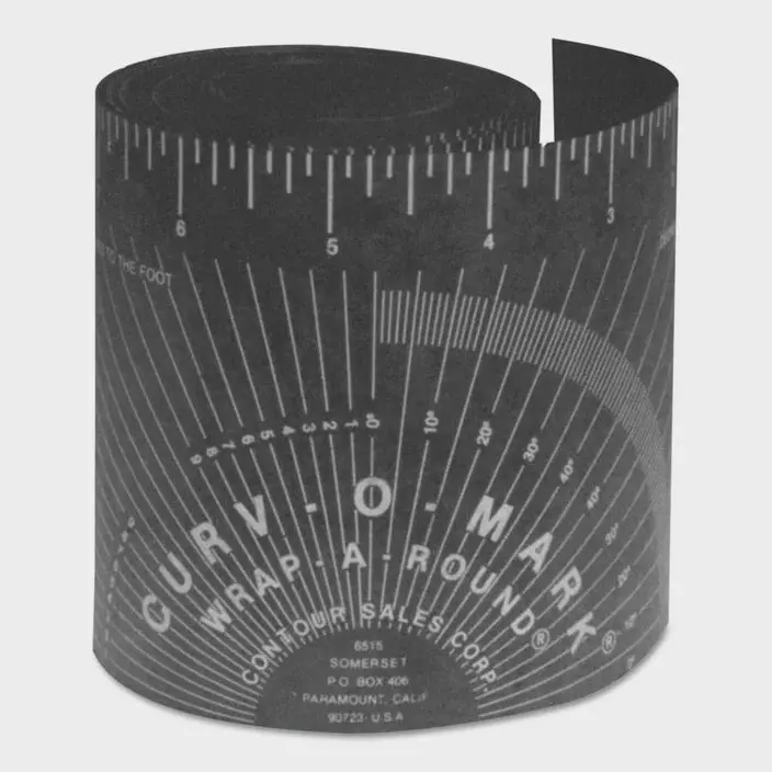 Jackson Safety Curve-O-Mark Wrap-Around Safety Tape Dispenser – Extra-Large (5" X 9') 1