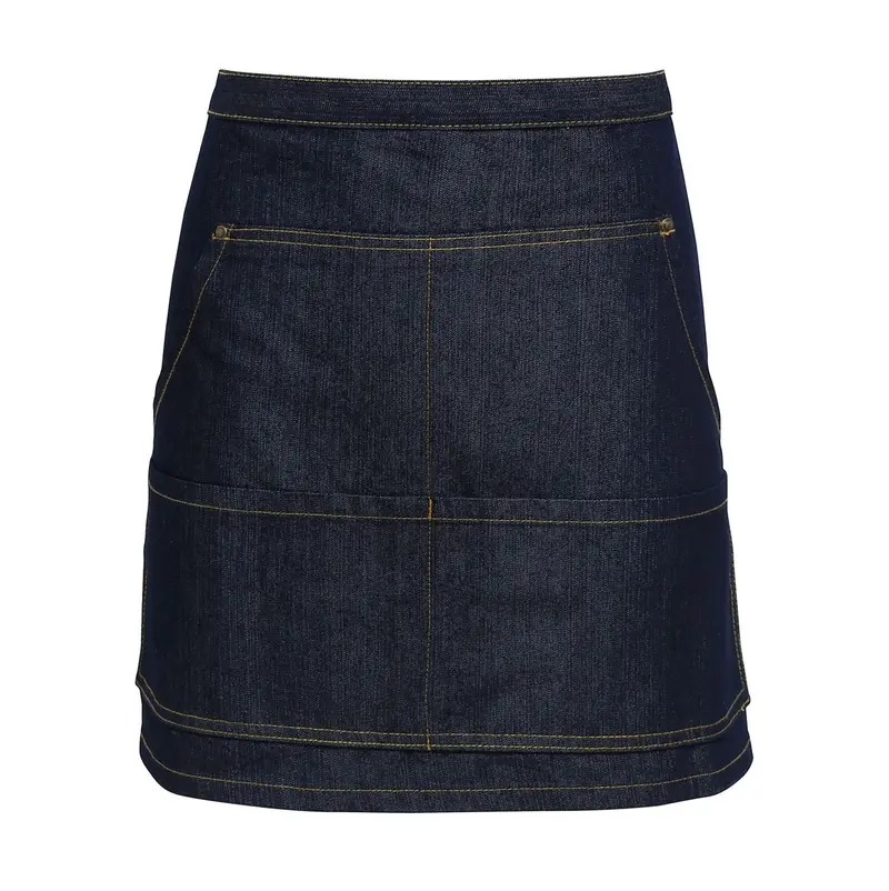 Jeans-Stitch Denim Waist Apron For Chefs 1