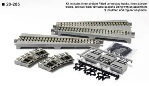 Kato N-Scale Turntable Extension With Straight Track Set 1
