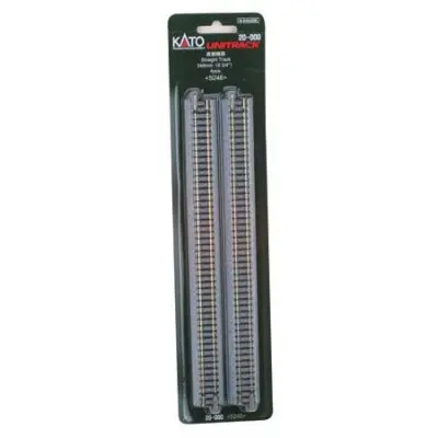 Kato Usa N Scale 248Mm (9¾") Straight Track – Four-Piece Pack (Kat20000) 1