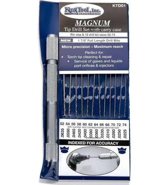 King Tool Premium Torch Drill Bit Set For Precision Metalwork 1