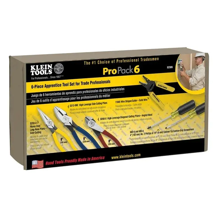 Klein 6-Piece Apprentice Tool Kit – Model #92906 1