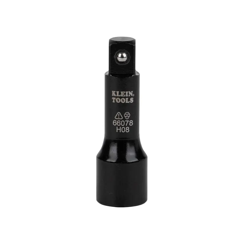 Klein Large Flip Impact Socket Adapter – 1/2-Inch To 1/2-Inch Drive (66078) 1