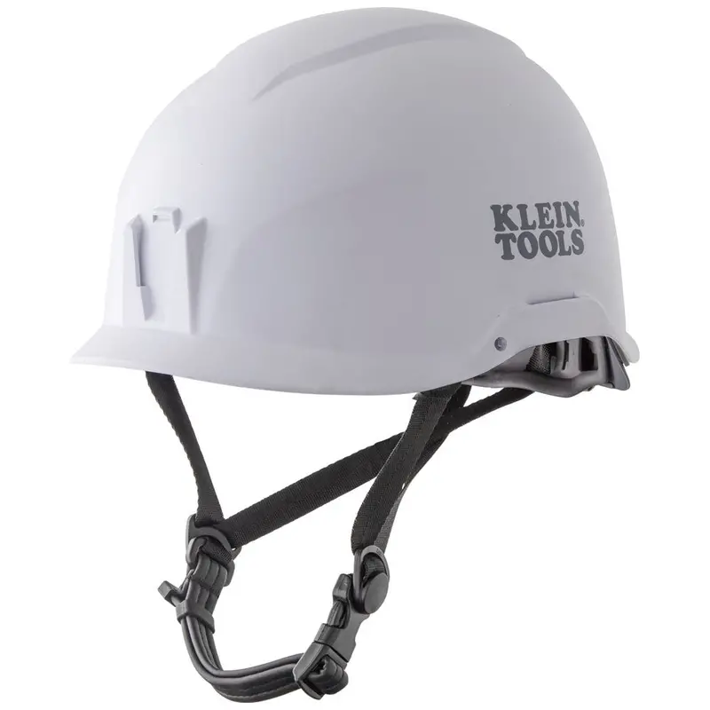 Klein Non-Vented Class E Electrical Safety Helmet – White (#60145) 1