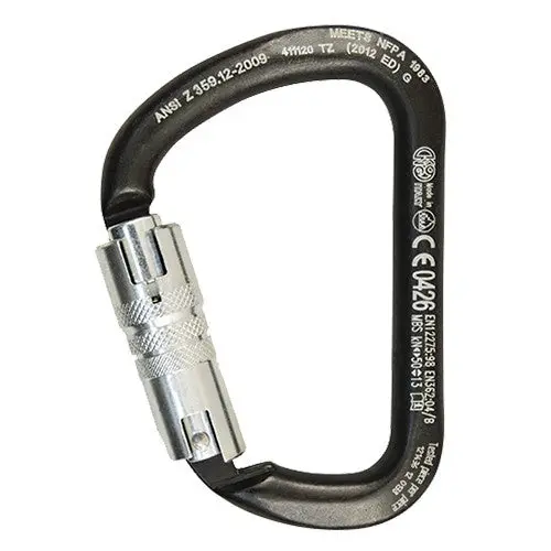 Kong Xl Ansi-Certified Twist-Lock Carabiner – Carbon Steel #Kng-411-Tz 1