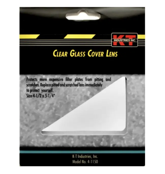 Kt Industries Clear Glass Cover Lens (4-1/2" X 5-1/4") #4-1150 1