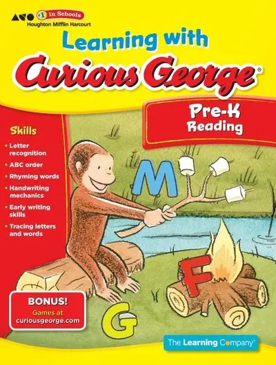 Learning With Curious George: Pre-K Reading Skills Practice 1