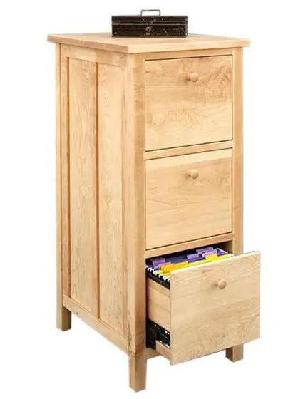 Locking 3-Drawer Vertical File Cabinet For Office Use 1