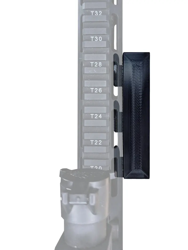 M-Lok Vertical Rifle Mount For Wall – Direct-Attach Long-Gun Display System 1