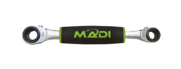 Madi 4-In-1 Ratcheting Speed Wrench — Insulated, #Rw4, 4-Function Adjustable Tool 1