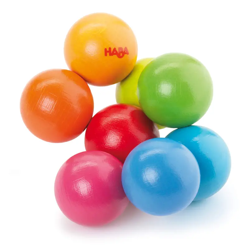 Magica Wooden Grasping Toy With Teething Rings 1