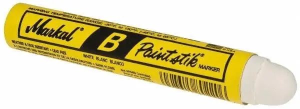Markal B-Series Paintstik Marker – Permanent, Wax-Based Industrial Marking Stick 1
