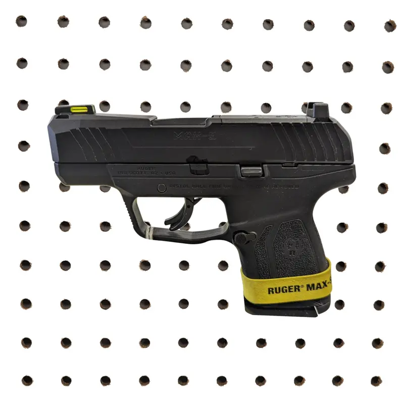 Multi-Surface Ruger Max-9 / Pro Magwell Holder – Pegboard, Skadis, Wall Control & Vaultek Ready 1