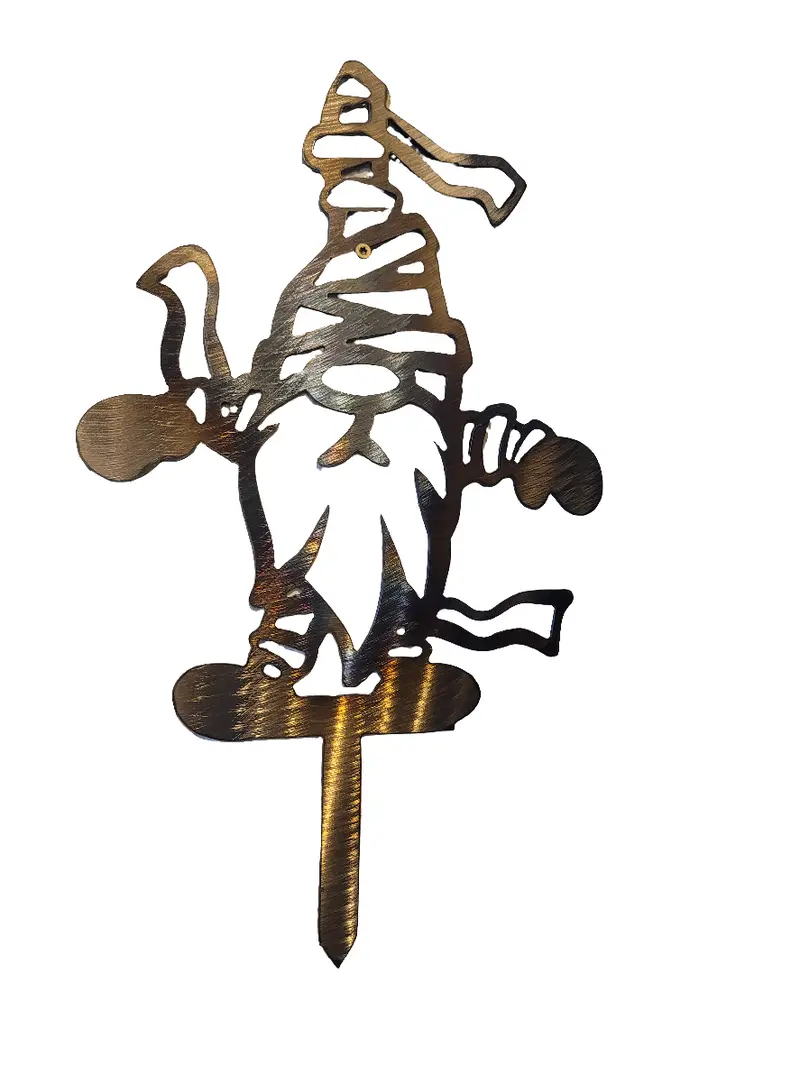 Mummy-Themed Garden Stake – Whimsical Outdoor Decor 1