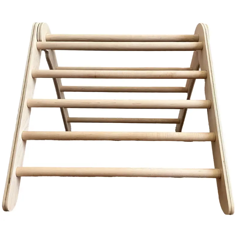 Natural Wood Climbing Triangle 1