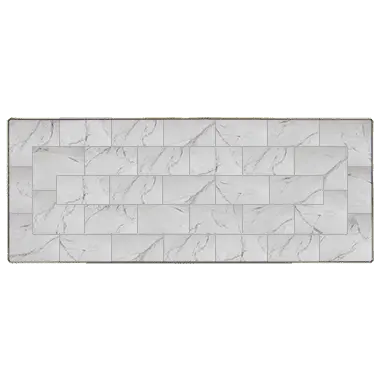 Ow Lee 42" X 120" Rectangular Aluminum-Rim Table Top – Large Patio Table Surface 1