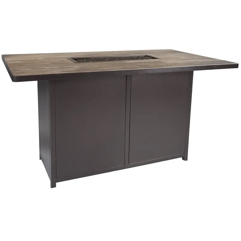 Ow Lee Elba Counter-Height Fire Pit Table (42" X 72") 1