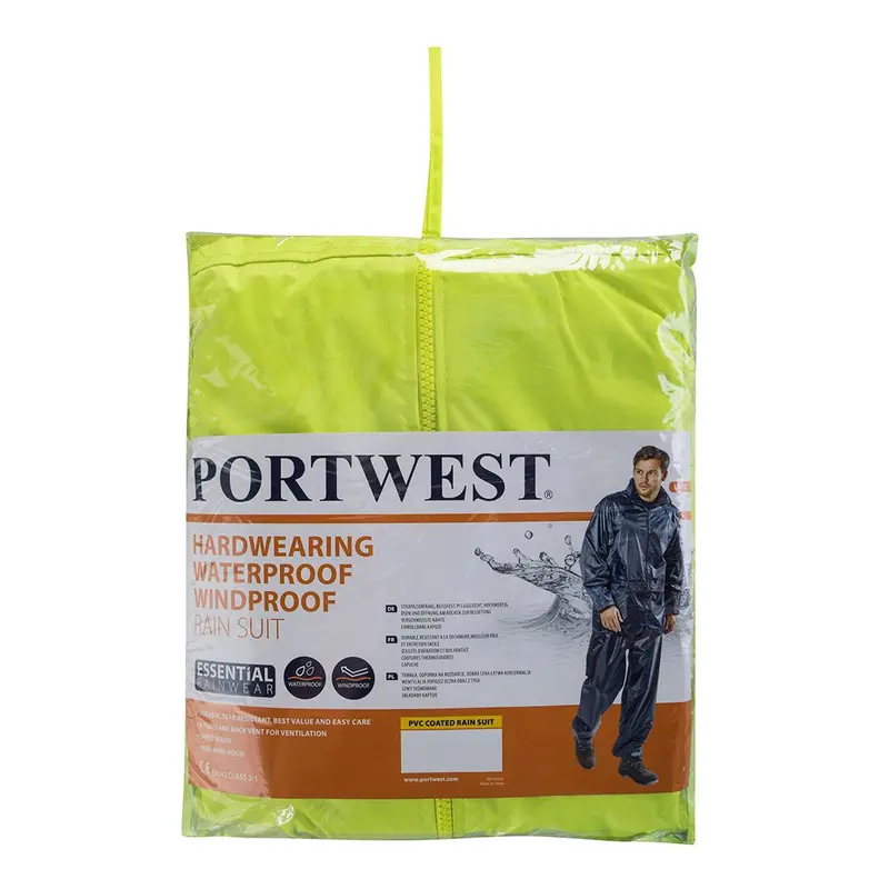 Portwest Essentials Two-Piece Rain Suit Model L440 (No Longer Available) 1
