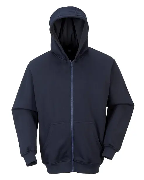 Portwest Fr Hooded Zip-Up Sweatshirt For Flame-Resistant Workwear 1