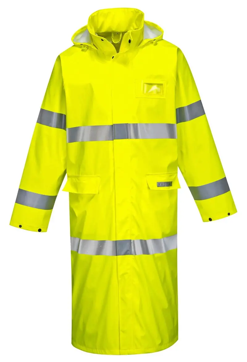 Portwest Sealtex Flame-Resistant Hi-Visibility Coat – 50 Inch Length 1