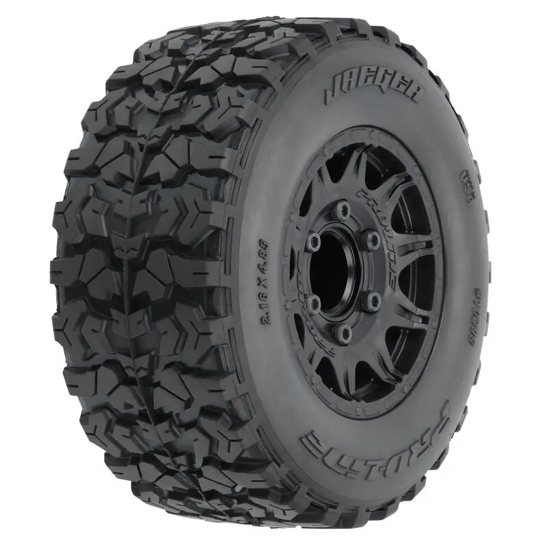 Pro-Line Jaeger Hp Belted F/R 2.8" Mt Tires – Directional Tread, 12Mm/14Mm Hex (2-Pack) (Pro1029910) 1