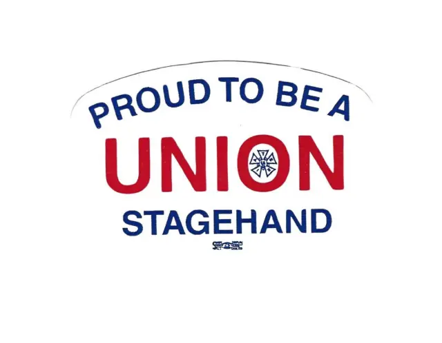 Proud To Be A Union Stagehand Hard Hat Sticker – Vinyl Decal #Hs-Ptb-Sh 1