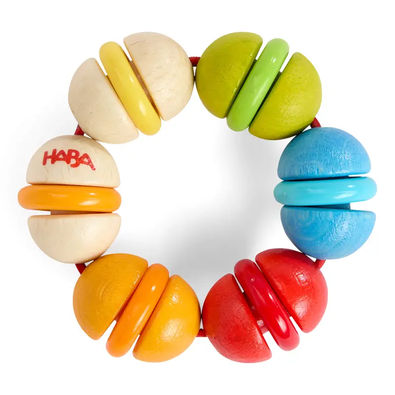 Rainbow Rattle – Multi-Sensory Teething Toy 1