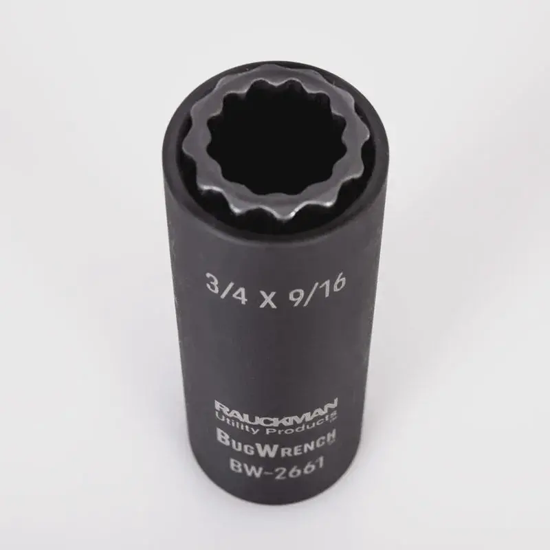Rauckman Bw-2661 Dual-Function Impact Socket – Combines Hex And Spline Drive 1
