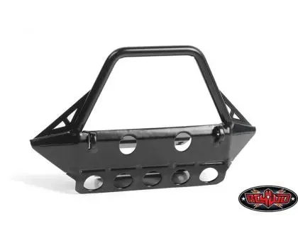 Rc4Wd Rough Stuff Metal Front Bumper With Integrated Flood Lights – Fits Axial Scx10 Iii Jeep (Gladiator/Wrangler) (Vvv-C1076) 1
