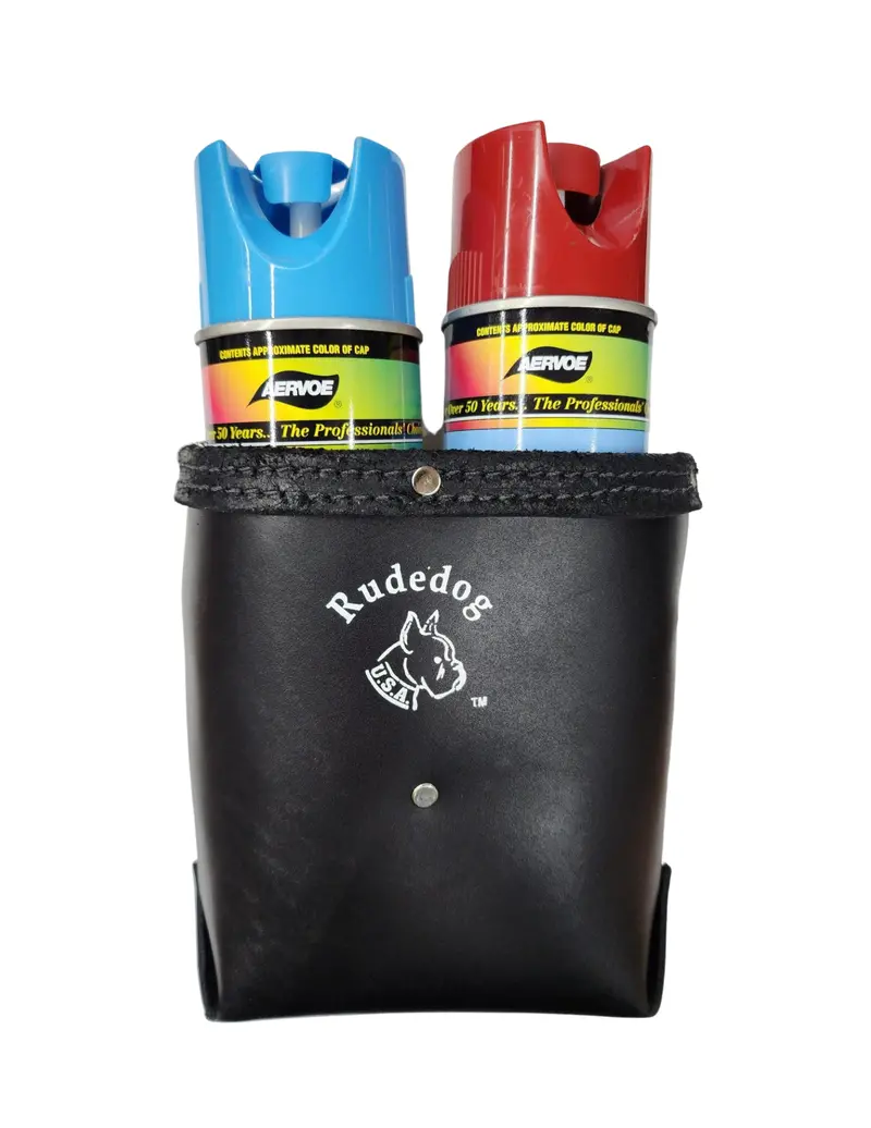 Rudedogusa Dual-Can Spray Paint Leather Carrier #1002 1