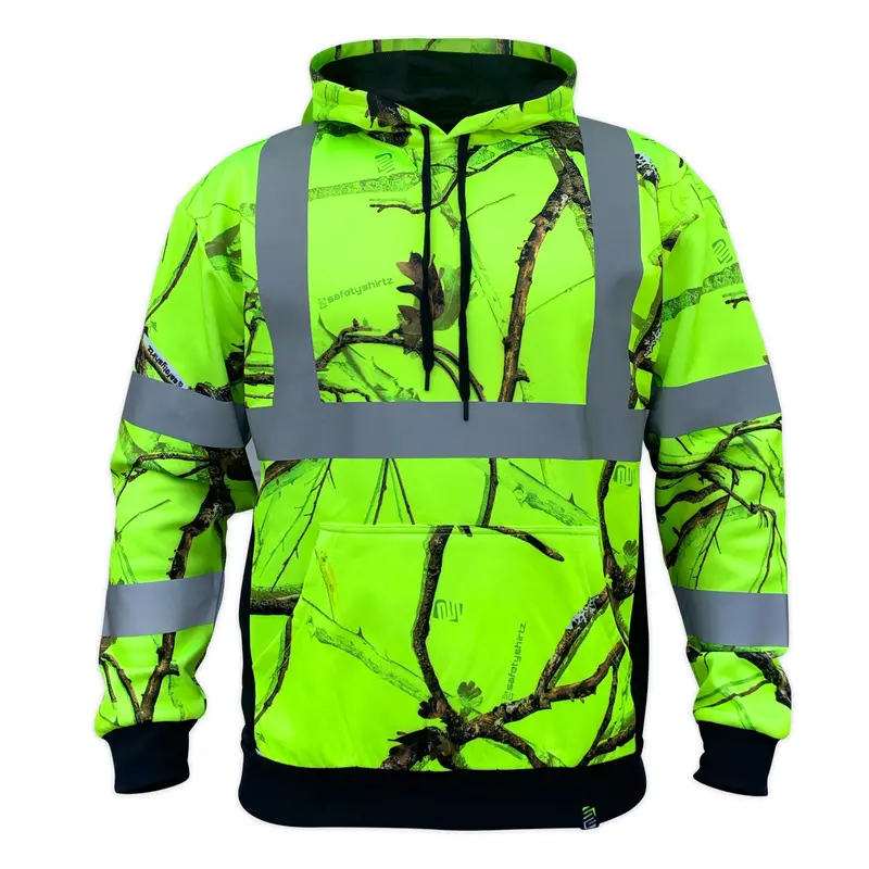 Safetyshirtz Ss360° Backwoods Camo Reflective Hoodie – Class 3 Type R 1