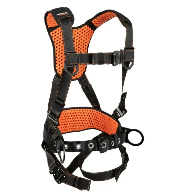 Safewaze V-Select Construction Harness With Quick-Connect Chest And Leg Adjustments 1