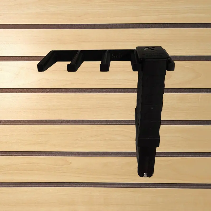 Slatwall-Mounted Magazine Holder For Remington 870 Detachable Mags 1