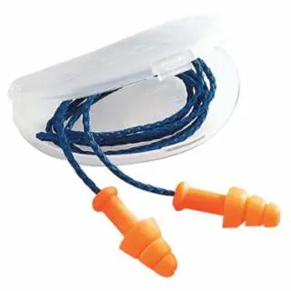 Smartfit® Reusable Tpe Earplugs – Corded Orange Hearing Protection (100 Pairs) – Hearpack 1