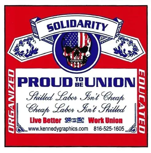 Solidarity Union Pride Hard Hat Decal – Premium Vinyl Sticker (Sku S113) 1