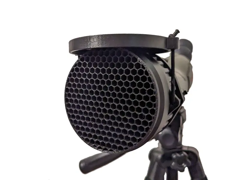 Spotting Scope Lens Cover With Optional Killflash Anti-Glare Add-On 1