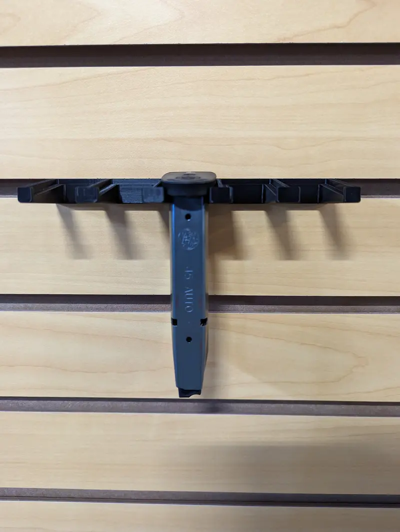 S&W M&P .45 Magazine Slatwall Mount – Quick-Access Pistol Mag Holder 1