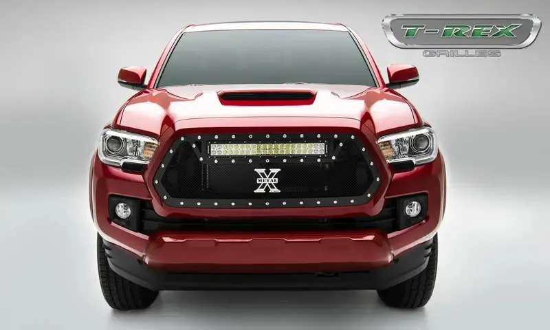 T-Rex Torch Series Main Grille Insert – Powder-Coated Black Mild Steel With Fine Mesh 1