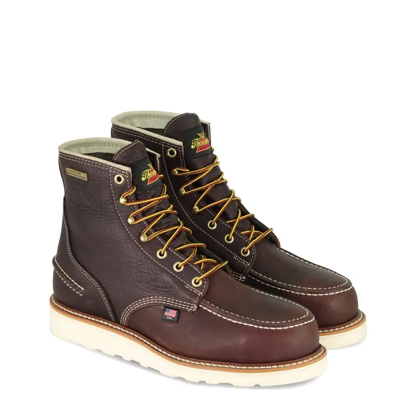 Thorogood 1957 Series 6-Inch Briar Pitstop Moc Toe Wedge Boot (814-3600) 1